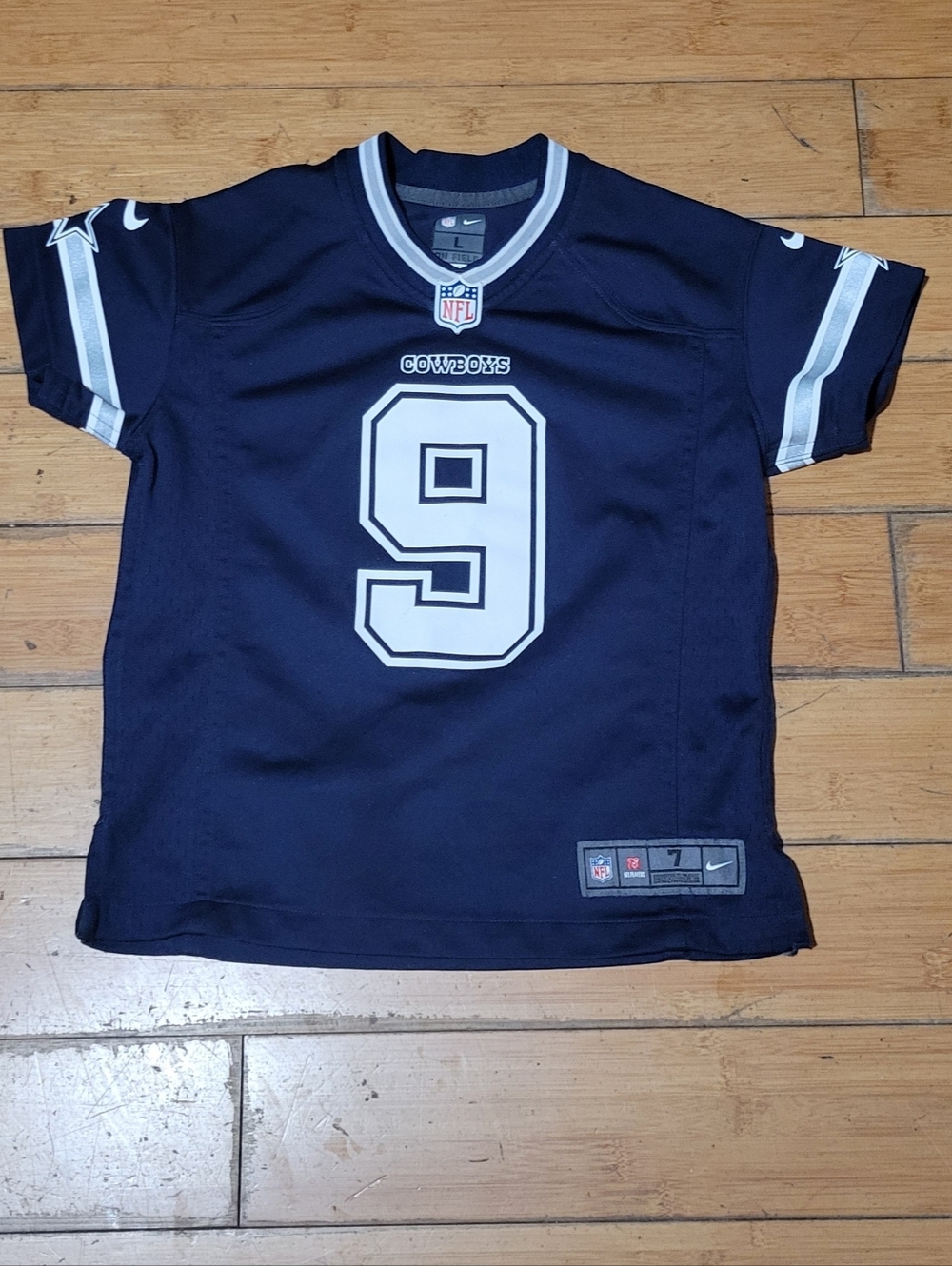 Dallas Cowboys Unisex NFL Kids Tony Romo #9 Game Jersey Size 7 NWOT